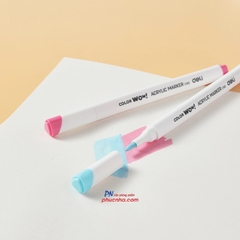 Bút lông màu Acrylic Marker Deli C192-36 Wow 36 màu (Hộp trắng)