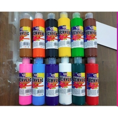 Màu nước acrylic 12 màu x 150ml WinQ AC-05
