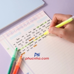 Bút dạ quang Deli U300  mực nước 6 màu