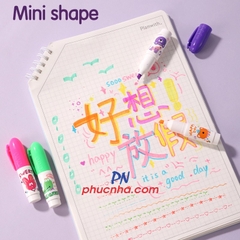 Bộ bút dạ quang 6 màu Deli U612