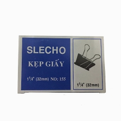 Kẹp bướm đen Slecho 15mm/ 19mm/ 25mm/ 32mm/ 41mm/ 51mm (12 cái/ hộp)