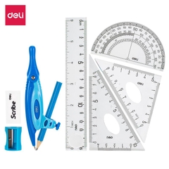 Bộ dụng cụ HS 8 món vỉ giấy Deli G30001