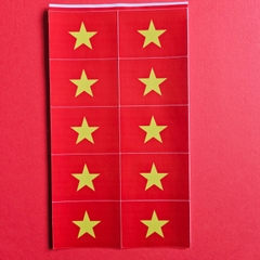 Sticker lá cờ, trái tim Việt nam