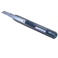 Dao rọc giấy cán sắt nhỏ 9mm Deli 2036 (12)
