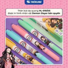 Bút dạ quang pastel Thiên Long HL-019/DS Demon slayer bộ 5 màu
