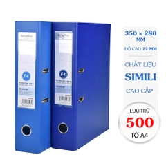 Bìa còng Thiên Long FO-BC08 7cm F4 2 mặt xi, xanh đậm (40)