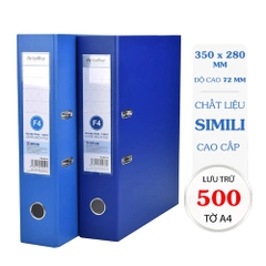 Bìa còng Thiên Long FO-BC14 7cm F4 1 mặt xi, xanh đậm (40)