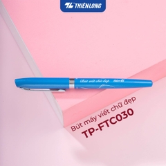 Bút máy Thiên Long Điểm 10 TP-FTC030 ngòi êm vỏ kim loại (10 cây/ khay) - bút bơm mực luyện viết chữ đẹp