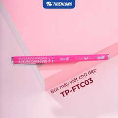 Bút máy Thiên Long Điểm 10 TP-FTC03 ngòi êm vỏ kim loại (10 cây/ khay) - bút bơm mực luyện viết chữ đẹp