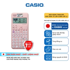 Máy tính Casio Fx-880BTG Bản khuyến mãi kèm 1 bút Frixion ball Clicker + 1 bút chì bấm Pilot