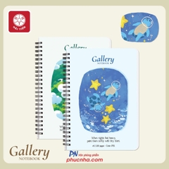 Sổ lò xo Hải Tiến Gallery A6 9769 200 trang 80gsm (giấy caro trắng ngà) (132)