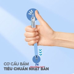 Bút gel Thiên Long GEL-033 quick dry 0.5mm, mực xanh (10)