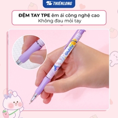 Bút bi butter gel Thiên Long GELB-046/LUCK 0.5mm, mực xanh bản đậu (3)