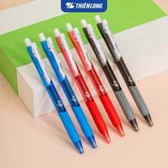 Bút bi Thiên Long TL-095 butter ink 0.5mm (20) - Mực xanh/ đỏ/ đen