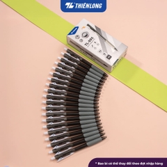 Bút bi Thiên Long TL-095 butter ink 0.5mm (20) - Mực xanh/ đỏ/ đen