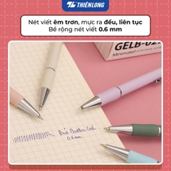 Bút bi Thiên Long Minimalist Butter Gel GELB-029, 0.6mm mực xanh (20)