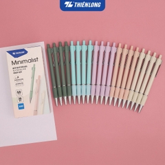 Bút bi Thiên Long Minimalist Butter Gel GELB-029, 0.6mm mực xanh (20)
