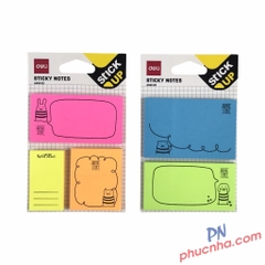 Giấy notes học sinh 2 hình Deli A555 02 (24)