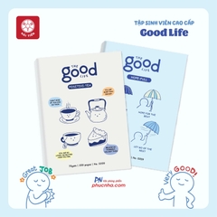 Tập Hải Tiến Good Life 0209 200 trang sinh viên B5 70gsm 4 ly ngang, giấy trắng ngà (3/60)