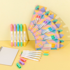 Bút dạ quang Thiên Long HL-016 2 đầu pastel (5)