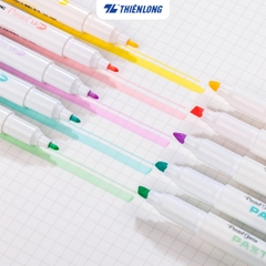 Bút dạ quang Thiên Long HL-016 2 đầu pastel (5)