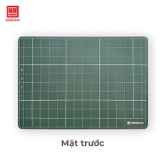 Bảng học sinh Hồng Hà 3447 4 ô ly 21x31cm bảng gỗ viết phấn màu xanh rêu đậm