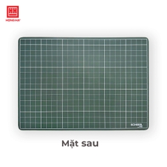 Bảng học sinh Hồng Hà 3447 4 ô ly 21x31cm bảng gỗ viết phấn màu xanh rêu đậm