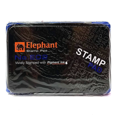 Hộp dấu tampon kim loại Elephant E02 110x70mm