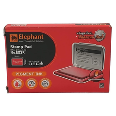 Hộp dấu tampon kim loại Elephant E02 110x70mm