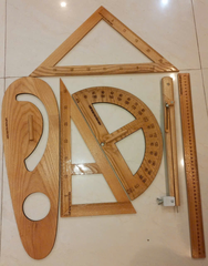 Thước / compa gỗ giáo viên