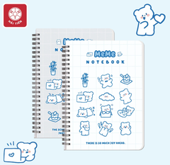Sổ lò xo Hải Tiến Meme 160tr 100gsm kẻ caro