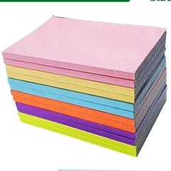 Sổ caro bìa màu dạ quang 9.5x14.5cm dày (10)