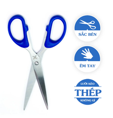 Kéo văn phòng Thiên Long Flexoffice FO-SC01 7in 18cm (12)