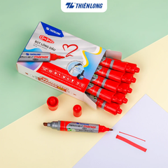 Bút lông dầu 2 đầu Thiên Long PM-09 (10/720)