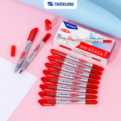 Bút lông dầu Thiên Long PM-04 CD 2 đầu (10/720)