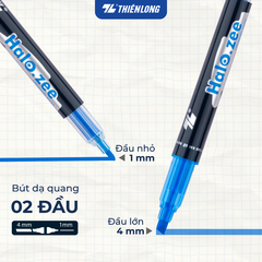 Bút dạ quang Thiên Long HL-03 2 đầu (10)