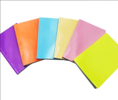 Sổ caro bìa màu dạ quang 9.5x14.5cm dày (10)