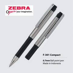 Bút bi nắp Zebra F-301 Compact 0.7mm Mực xanh (12)