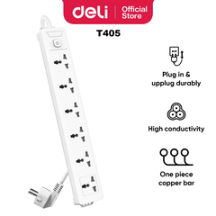 Ổ cắm điện Deli