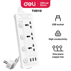 Ổ cắm điện Deli