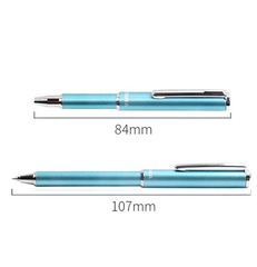 Bút bi trượt Zebra BA55-BK-BL mini 0.7mm, mực xanh