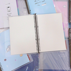 Sổ còng sắt 22 lỗ A5 bìa hình có phân trang 60 tờ