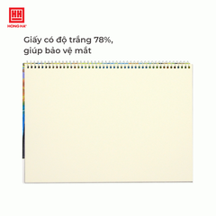 Sổ vẽ lò xo Hồng Hà 4927 20 tờ 100gsm A4 (5/80)