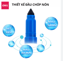 Bút lông màu Deli C161 Felt pen - 12 màu/ 18 màu/ 24 màu