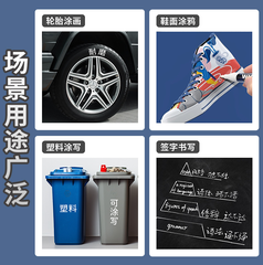 Bút lông dầu BAOKE MP2936 - Mực trắng (12)