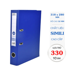 Bìa còng Thiên Long FO-BC11 5cm A4 1 mặt xi, xanh đậm (40)