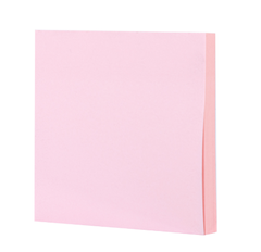 Giấy note dán Deli A01303 màng co 100 tờ màu nhạt (hộp 12 xấp/ mix 4 màu)