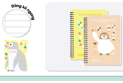 Sổ lò xo Hải Tiến 6782 Mono A8 200 trang giấy ngà