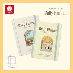Sổ bìa cứng Hải Tiến Daily Planner 6 9813 A5 150x210 mm 160 trang 100gsm - Kẻ caro (52)