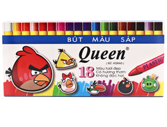 Bút sáp màu Queen PC-018 18 màu (5/120)
